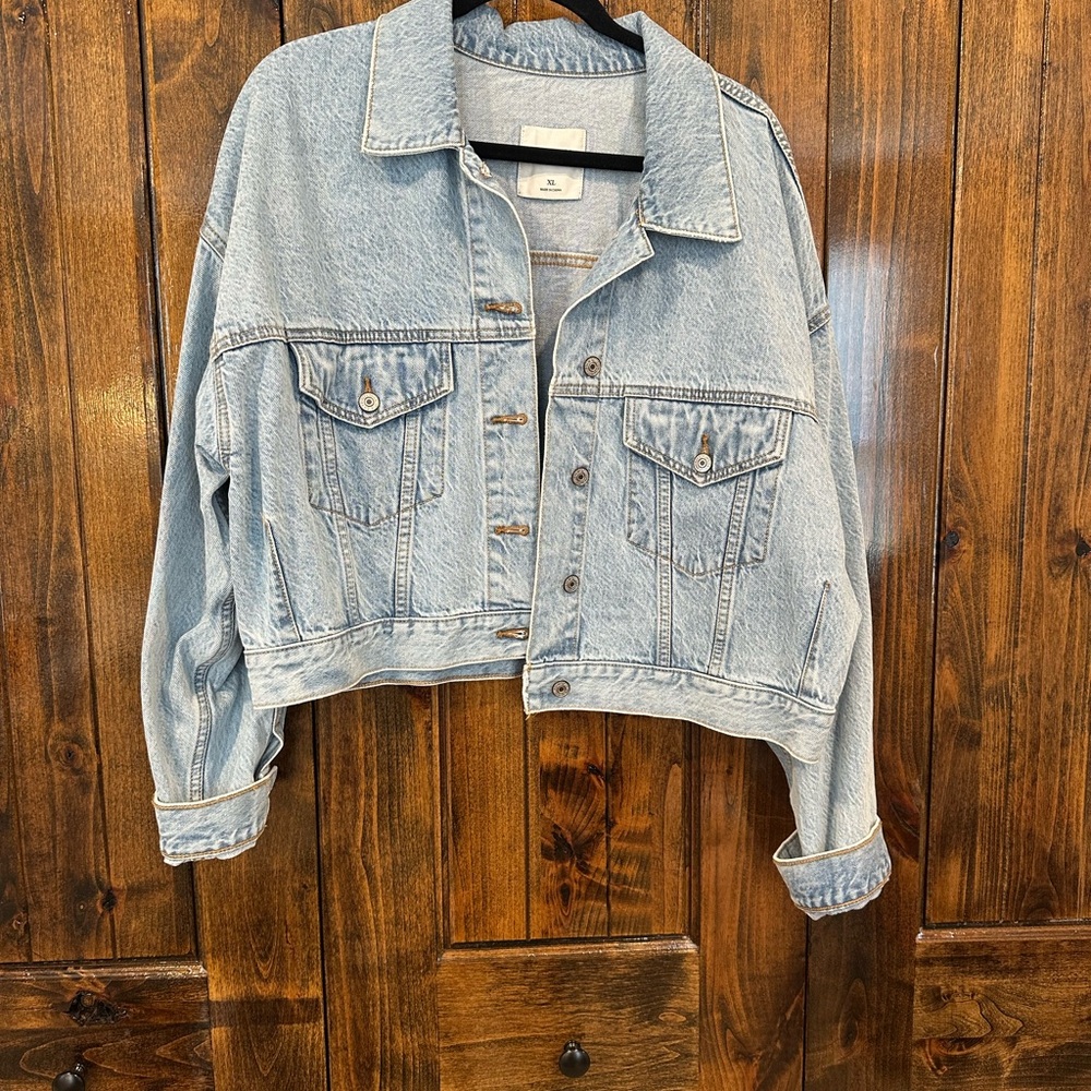 Abercrombie & Fitch Light Blue Jean Jacket